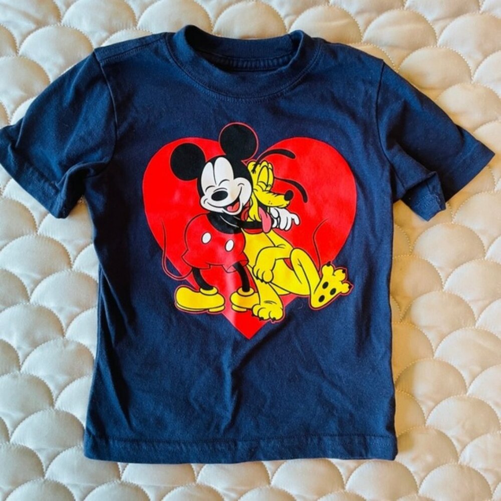 Disney Mickey and Pluto shirt size 2T